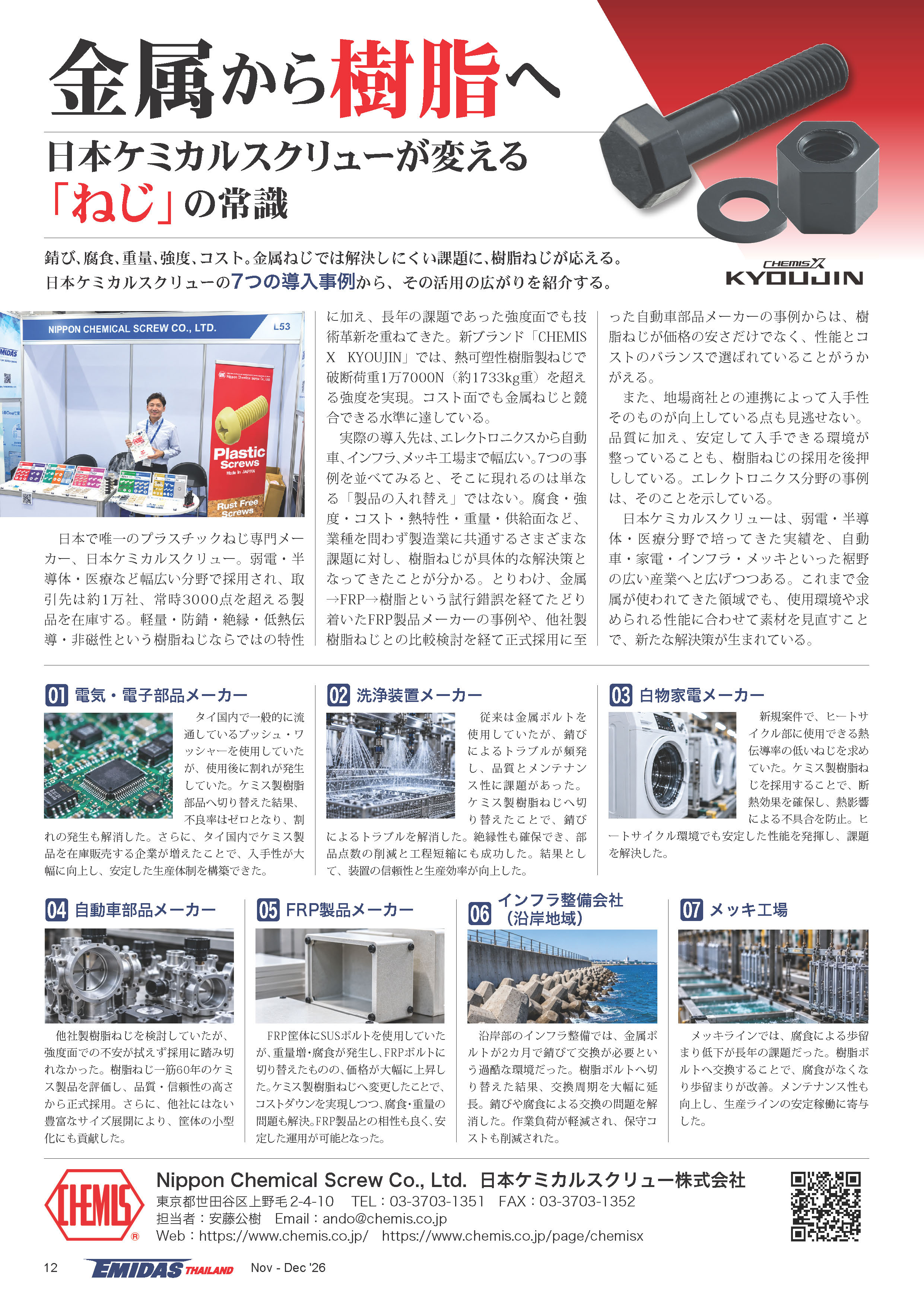 Solve Rust, Corrosion, and Electrical Insulation Issues with Plastic Screws – Discover 7 Real-World Case Studies